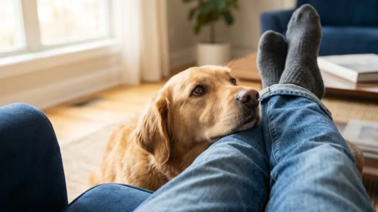 Köpekler neden kafasını sahibinin bacağına yaslar?