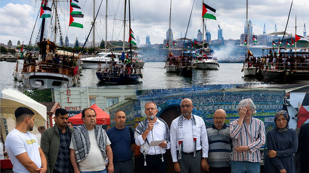 Kütahya’da Sumud Filosu tutukluları unutulmadı