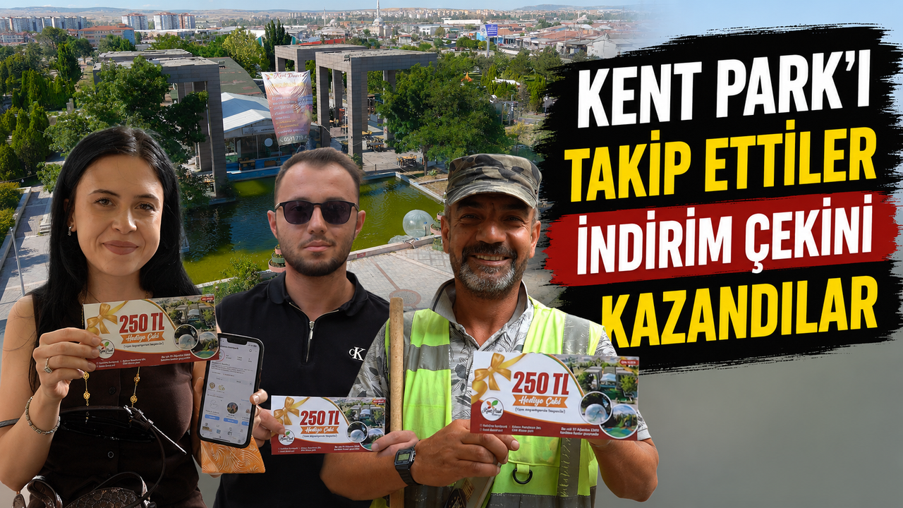 Kent Park’ı takip eden, indirim kuponunu kazanıyor