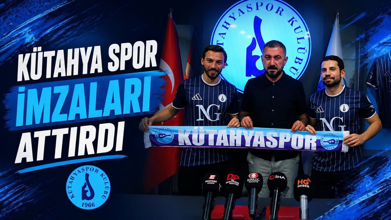 Kütahya Spor, iki isimle imzaları attı