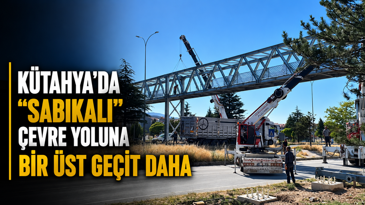 Kütahya'da "sabıkalı" çevre yoluna bir üst geçit daha