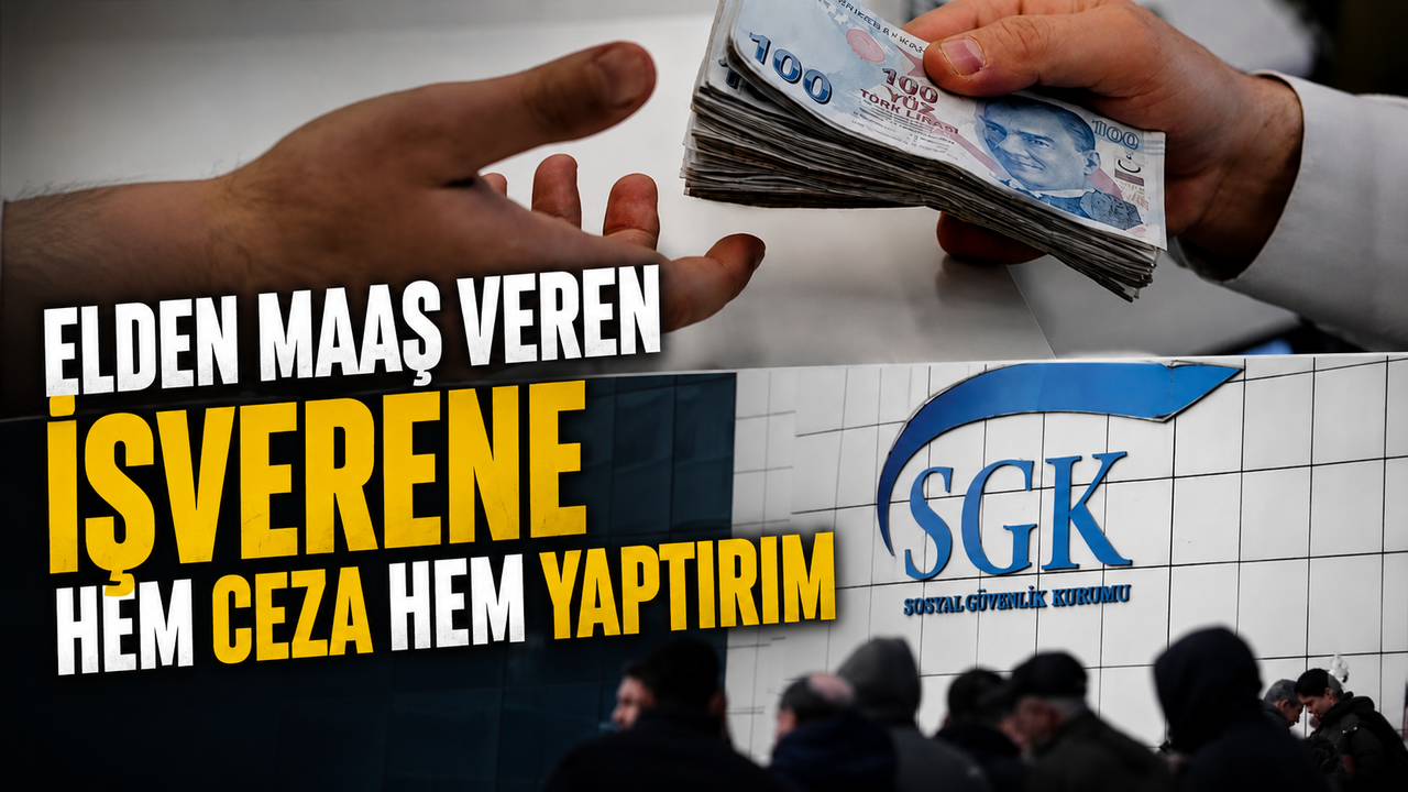 SGK'dan elden maaş ödeyenlere sıkı denetim