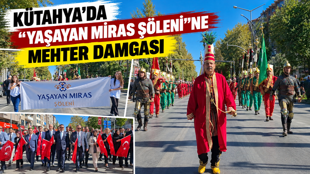 Kütahya’da “Yaşayan miras şöleni” kortejle başladı