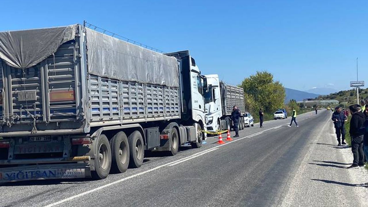 İzmir'de arızalanan aracından inen sürücü tırın çarpmasıyla öldü