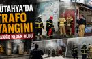 Kütahya’da itfaiye ekiplerinden trafo yangına hızlı müdahale