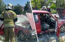 Kütahya’da seyir halindeki otomobilde yangın çıktı