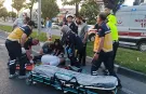 Kütahya’da motosiklet yayaya çarptı, 3 yaralı