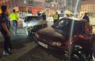 Kütahya’da iki otomobil çarpıştı, sürücüler yaralı
