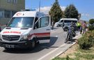 Kütahya’da motosiklet yayaya çarptı, 2 yaralı