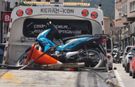 Kütahya’da motosikletini terkedip yaya kaçtı