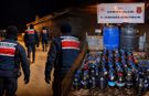 Kütahya’da jandarma ekiplerinden sahte içki operasyonu