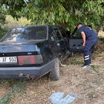Kütahya'da otomobil ağaca çarptı, yaralılar var