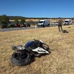 Kütahya'da otomobile çarpan motosikletli hayatını kaybetti