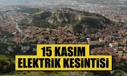 15 Kasım Cuma elektrik kesintisi