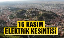 Kütahya 16 Kasım Cuma elektrik kesintisi