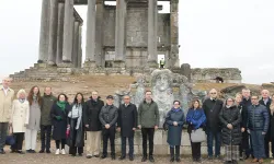 AB Türkiye Delegasyonu Başkanı, Aizanoi Antik Kenti’ni ziyaret etti