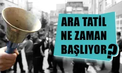 Ara tatil ne zaman başlıyor? Yarıyıl tatili ne zaman?