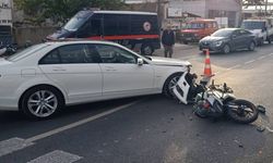 Aydın'da otomobil ile motosiklet çarpıştı: 1 yaralı