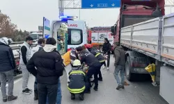 Gebze'de motosiklet ve tır çarpıştı: 1 ağır yaralı