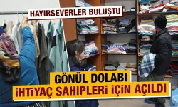 Kütahya’da ihtiyaç sahipleri için “Gönül Dolabı” açıldı