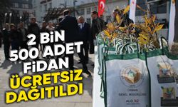 Kütahya’da 2 bin 500 fidan vatandaşlara dağıtıldı