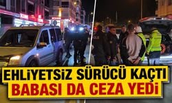 Kütahya’da ehliyetsiz sürücü ‘dur’madı ama yakalandı