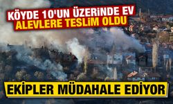 Kütahya'da köydeki evler alevlere teslim oldu