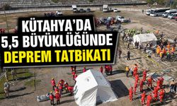 Kütahya’da kurum ve kuruluşlar deprem tatbikatında