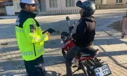 Kütahya’da motosiklet ve motorlu bisikletler denetlendi