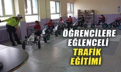 Kütahya’da öğrencilere eğlenceli trafik eğitimi