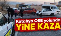 Kütahya'da OSB yolunda yine yaralamalı kaza