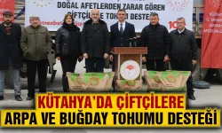 Kütahya’da üreticilere 8 milyon liralık tohum desteği