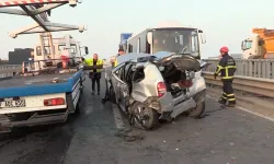 Yalova'da 5 araçlı zincirleme kaza: 4 yaralı