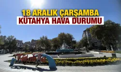 18 Aralık Çarşamba Kütahya hava durumu