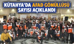 Kütahya’da AFAD, gönüllüleri bir araya geldi