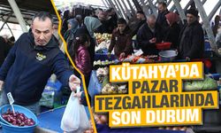 Kütahya’da kış geldi, pazar tezgahlarında son durum