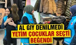 Kütahya’da yetim çocuklara kışlık kıyafet desteği