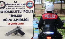 Kütahya’da Yunus Timleri, kurusıkı tabanca ele geçirdi