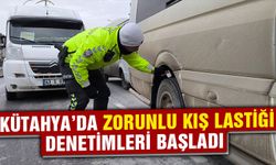 Kütahya’da zorunlu kış lastiği denetlendi