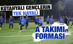 Kütahyalı gençlerde hedef Belediye Kütahyaspor