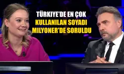 Türkiye’de en çok kullanılan soyadı Milyoner'de soruldu