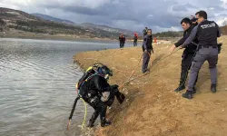 Uşak'ta kaybolan şahıs gölette aranmaya devam ediyor