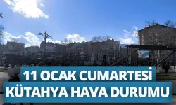 11 Ocak Cumartesi Kütahya hava durumu