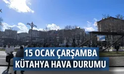 15 Ocak Çarşamba Kütahya hava durumu