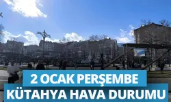 2 Ocak Perşembe Kütahya hava durumu