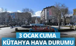 3 Ocak Cuma Kütahya hava durumu