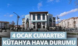 4 Ocak Cumartesi Kütahya hava durumu