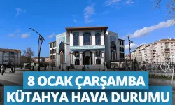 8 Ocak Çarşamba Kütahya hava durumu