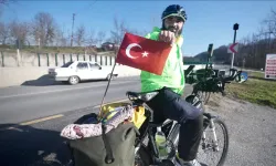 Almanya'dan yola çıkan bisikletli Mekke'ye pedal çeviriyor