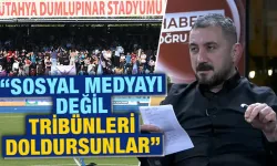 Altınkaya: Kütahyaspor’u sosyal medyadan değil tribünden sevsinler